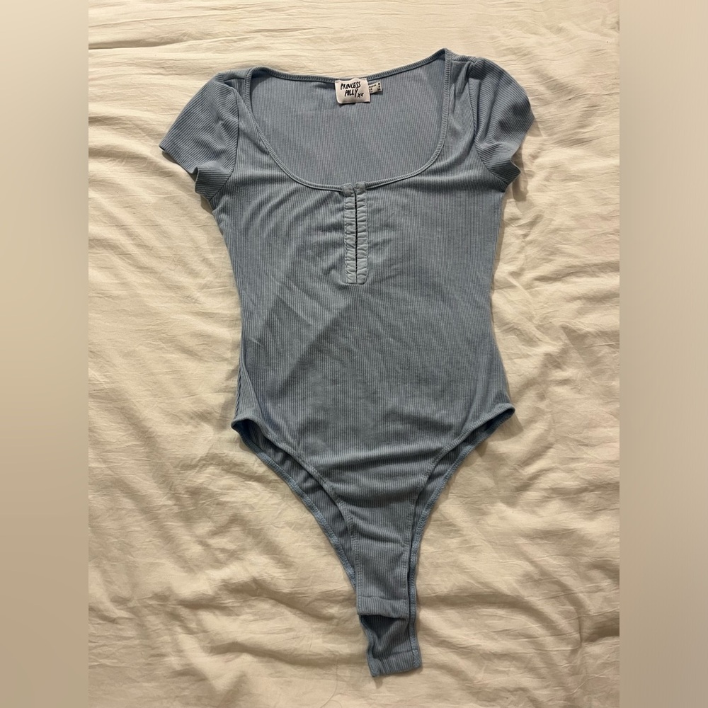 Princess Polly Blue bodysuit